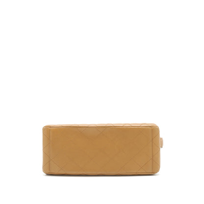 Chanel Vintage Kelly Shoulder Bag Dark Beige GHW