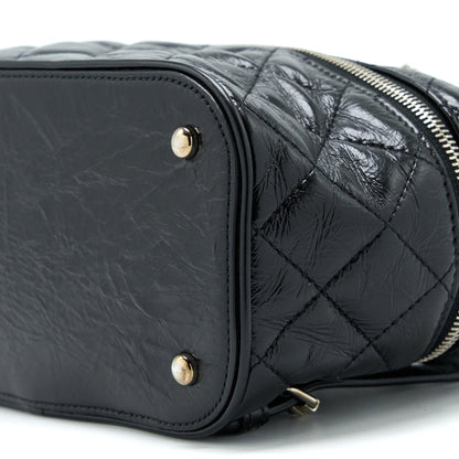 Chanel PVC Aquarium Backpack Black PVC/Aged Calfskin SHW