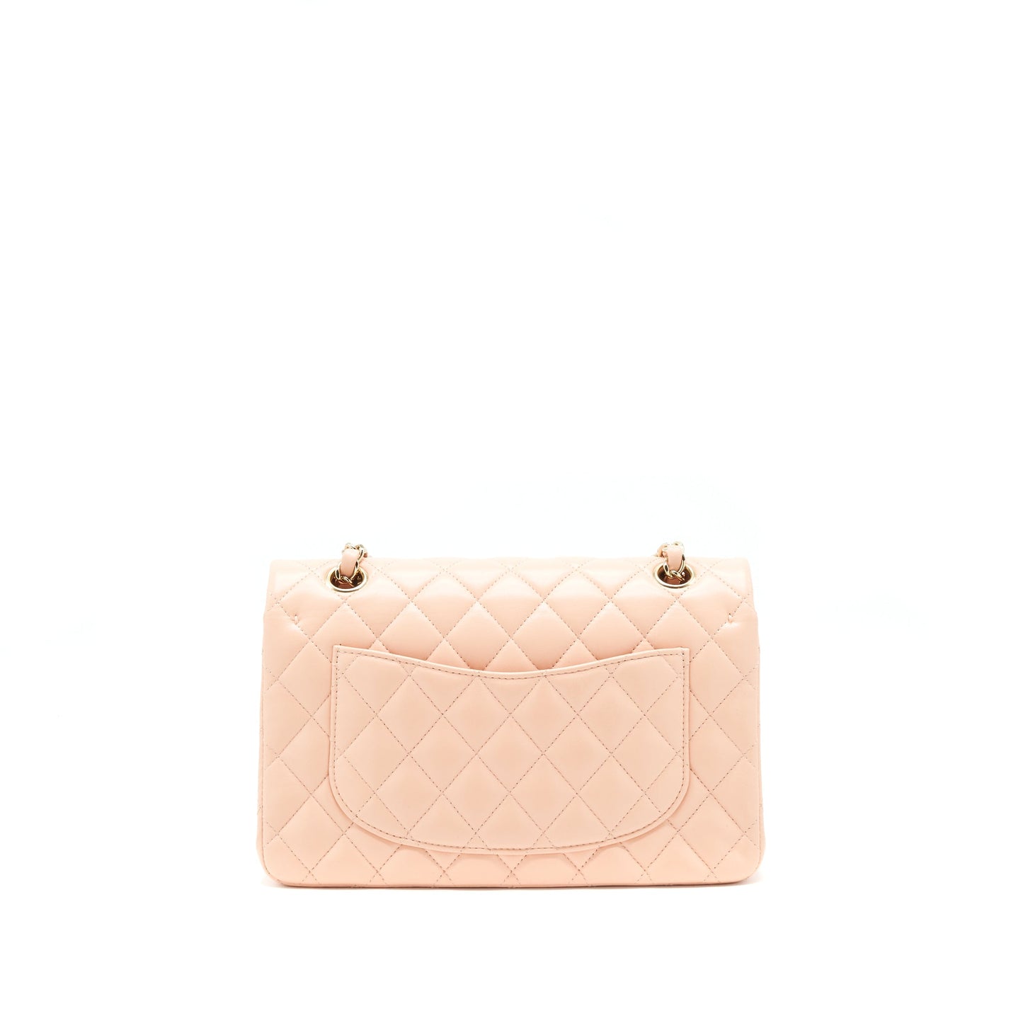 Chanel Small Classic Double Flap Bag Lambskin Pink LGHW