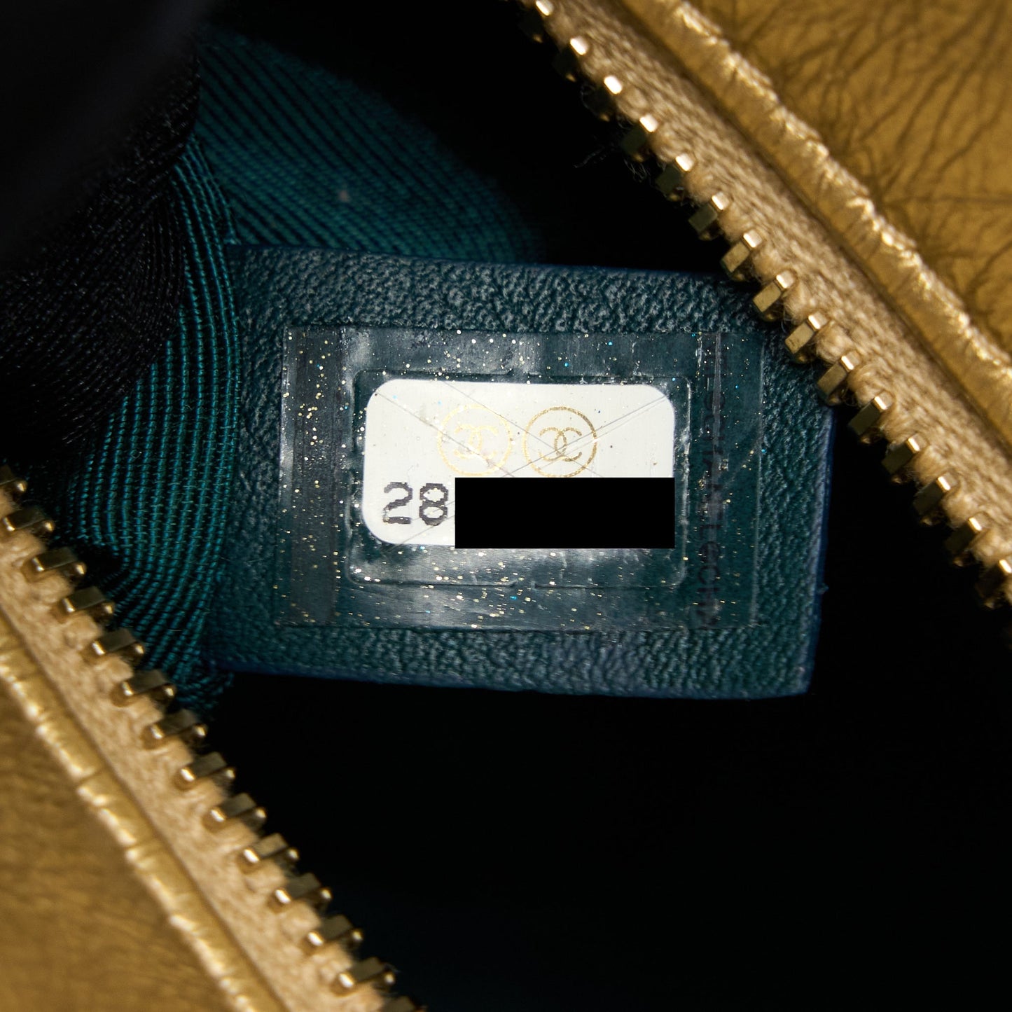Chanel Small Gabrielle Hobo Bag Tweed Gold/Multicolour