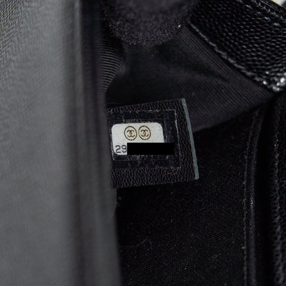 Chanel Small Boy Bag Caviar Black GHW