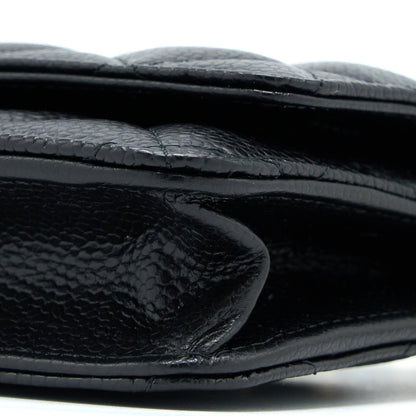 Chanel Classic Wallet On Chain Caviar Black GHW(Microchip)