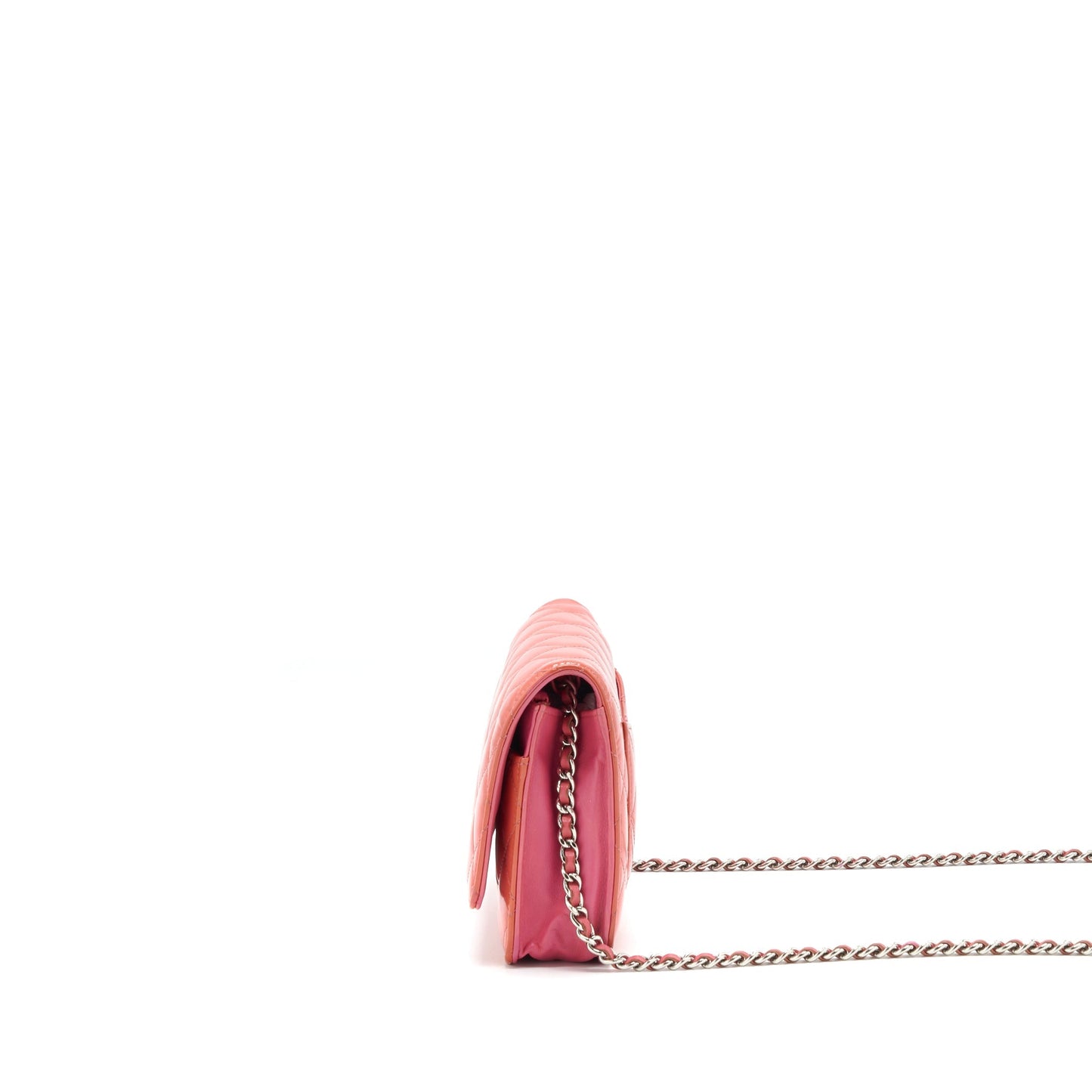 Chanel Wallet On Chains Red Patent SHW
