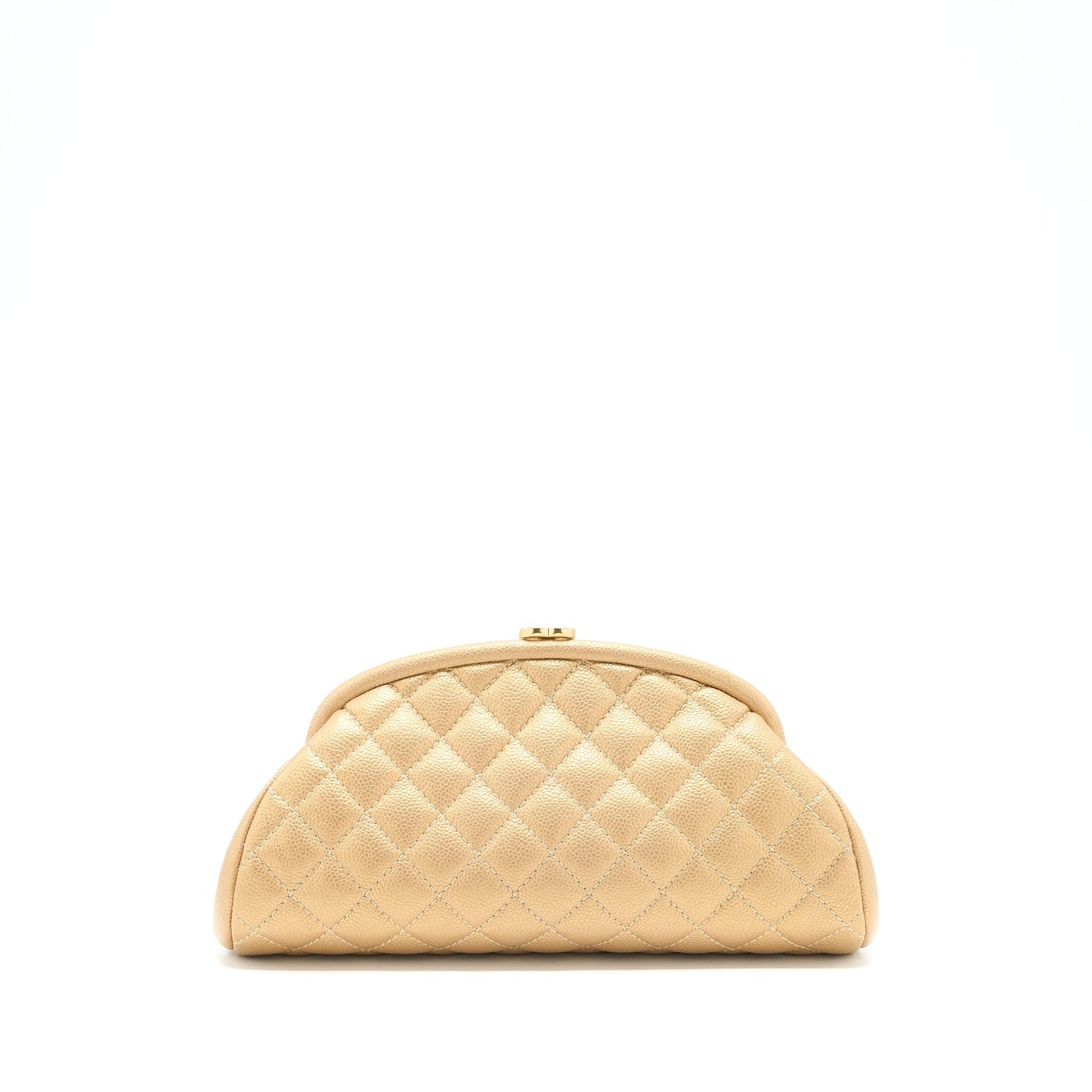 Chanel Timeless Clutch Caviar Gold Brushed GHW