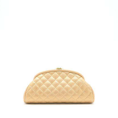 Chanel Timeless Clutch Caviar Gold Brushed GHW