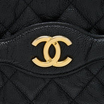 Chanel Shopping Tote Bag Caviar Black GHW