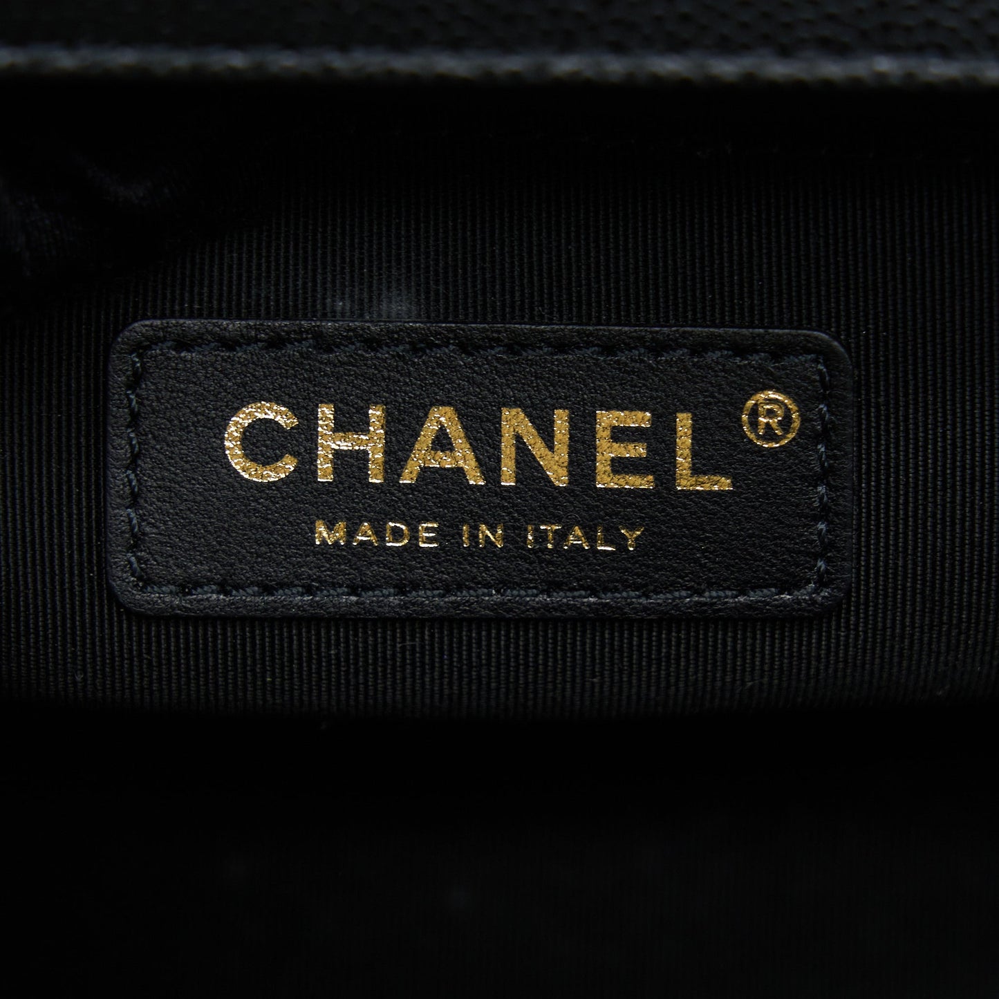 Chanel Medium Boy Bag Caviar Black Brushed GHW
