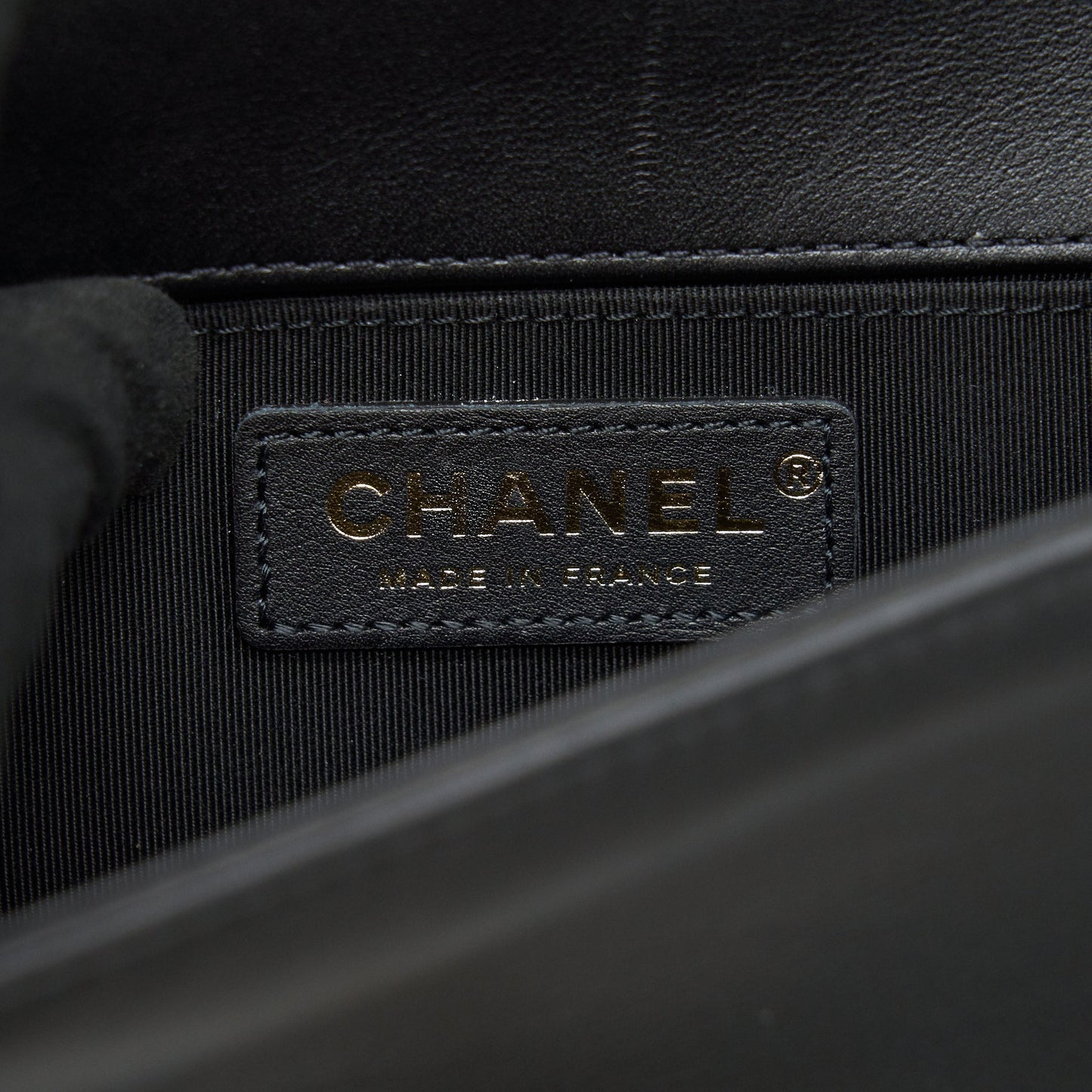 Chanel small boy Bag Calfskin Black with GHW serial27