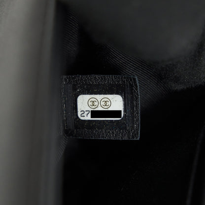Chanel small boy Bag Calfskin Black with GHW serial27