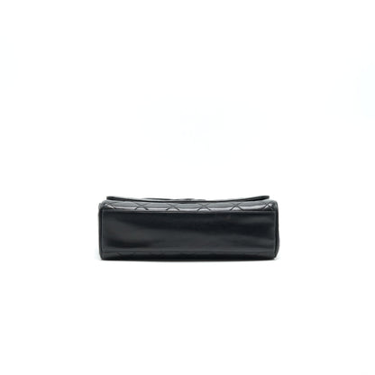 Chanel Vintage CC Logo Flap Bag with Strap So black