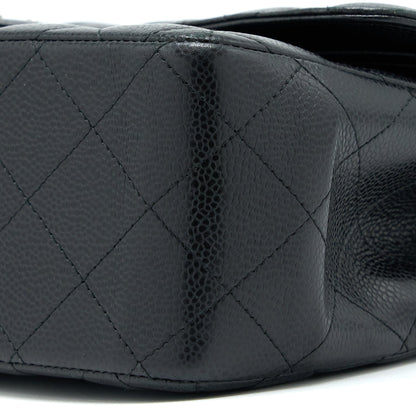 Chanel Classic Jumbo Double Flap Bag Caviar Black SHW