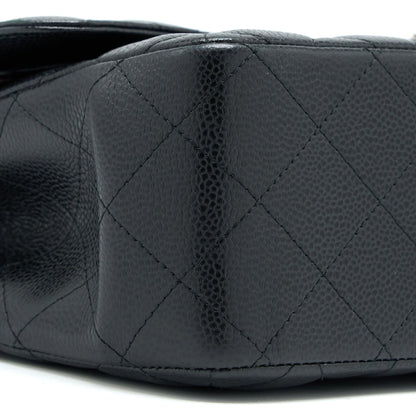 Chanel Classic Jumbo Double Flap Bag Caviar Black SHW
