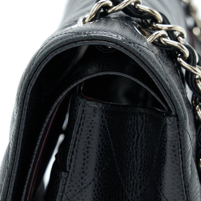 Chanel Classic Jumbo Double Flap Bag Caviar Black SHW
