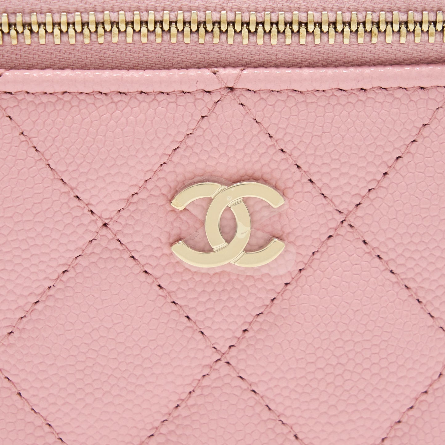 Chanel 22C Mini Vanity With Chain Caviar Pink LGHW