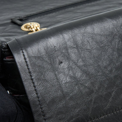 Chanel 2.55 227 Reissue Flap Bag Aged Calfskin Black GHW
