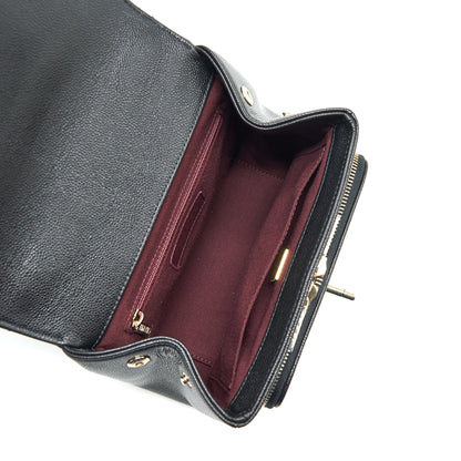 Chanel Small Business Affinity Caviar Black LGHW (Microchip)