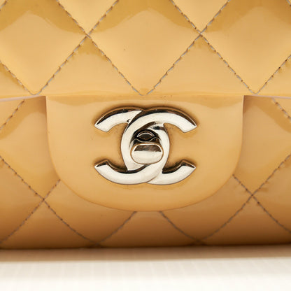 Chanel Medium Classic Double Flap Bag Yellow Patent SHW