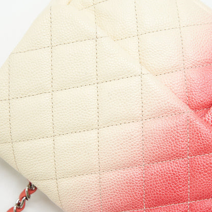 CHANEL Multi Color Caviar Large Flap Bag with SHW