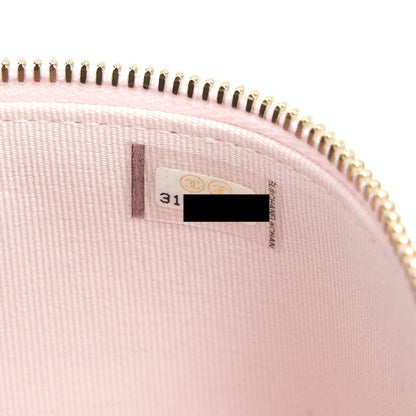 Chanel 22p mini vanity case lambskin pink GHW