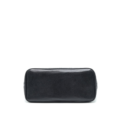 Chanel Vintag Medallion Tote Bag Caviar Black SHW