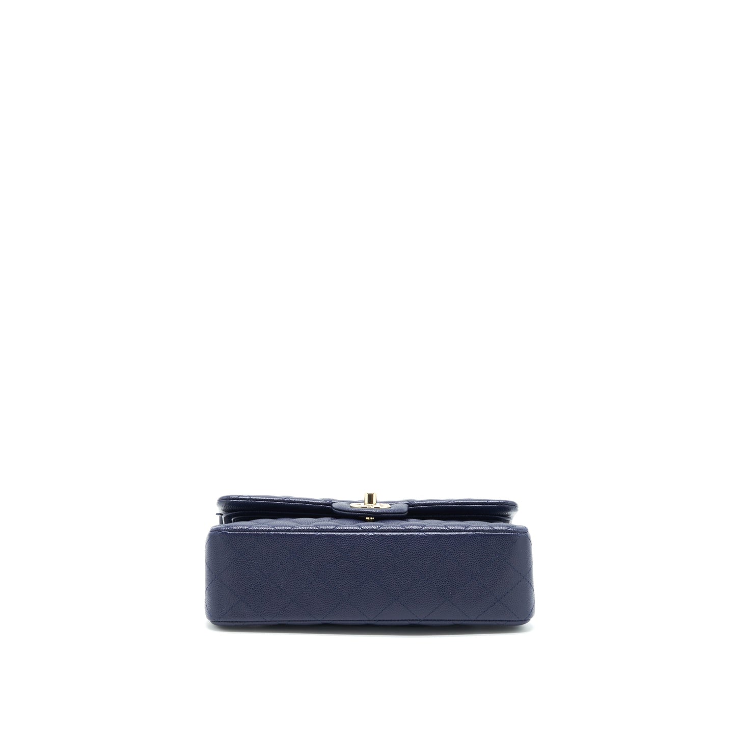 Chanel Small Classic Flap Bag Caviar Dark Blue LGHW
