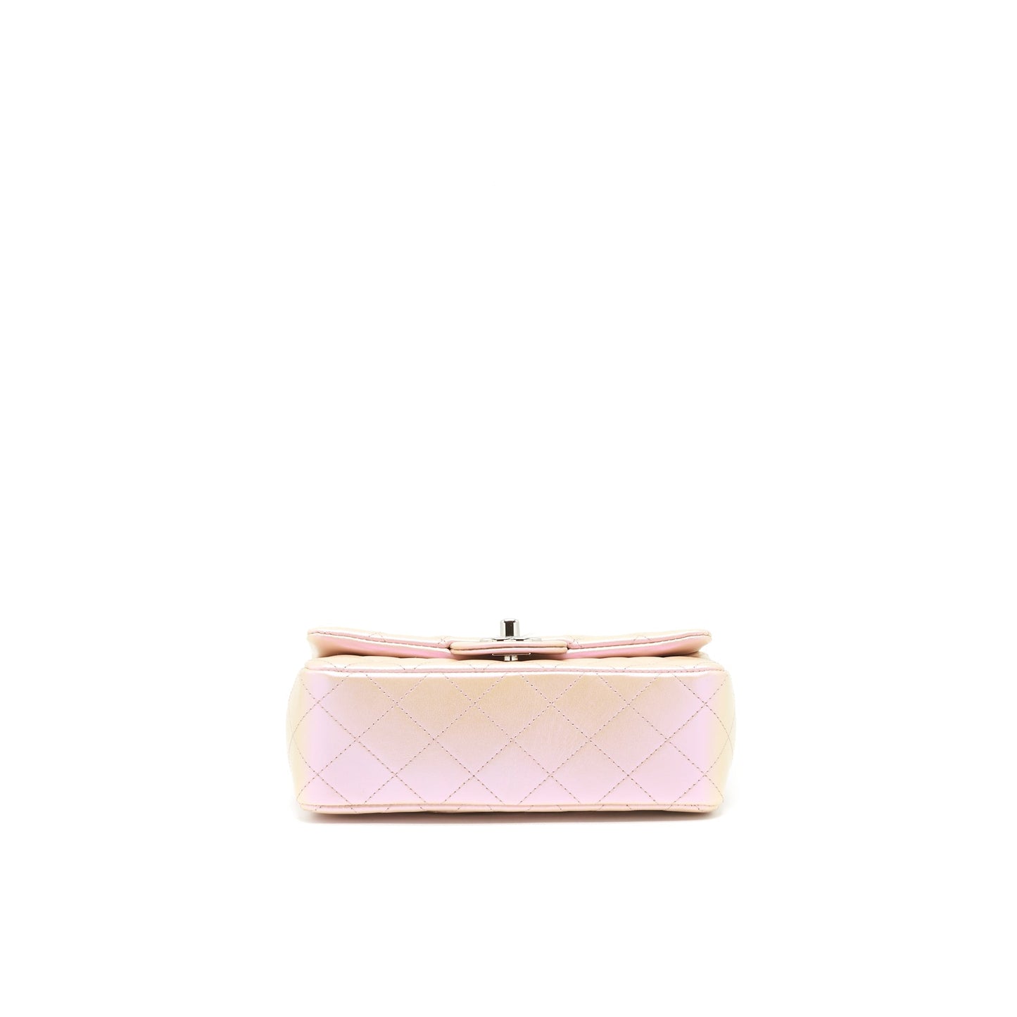 Chanel 21k Iridescent Mini Rectangular Calfskin Pink SHW