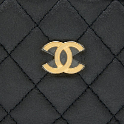 Chanel Camera Case Quilted Calfskin Black GHW