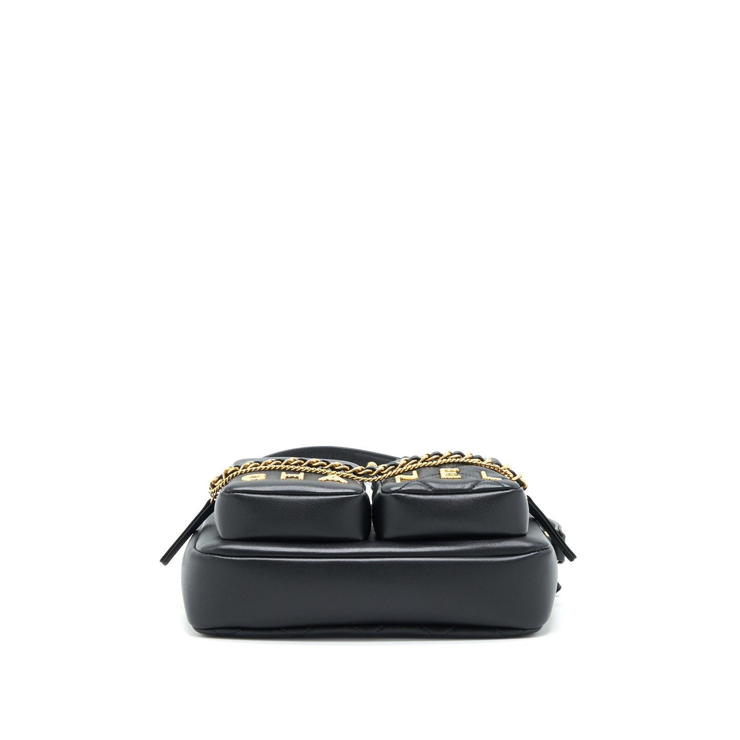 Chanel 22C Camera Bag Calfskin Black GHW