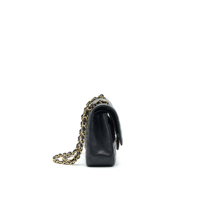 Chanel Medium Classic Double Flap Caviar in Black GHW