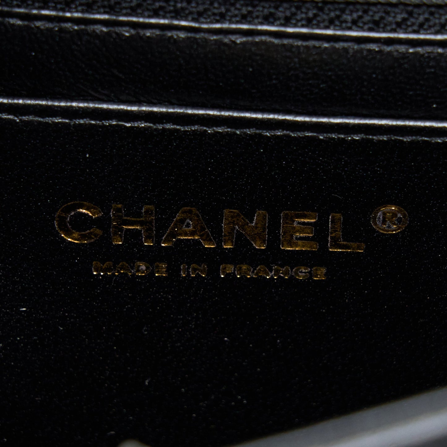 Chanel Mini Square Flap Bag Lambskin Black LGHW (Microchip)