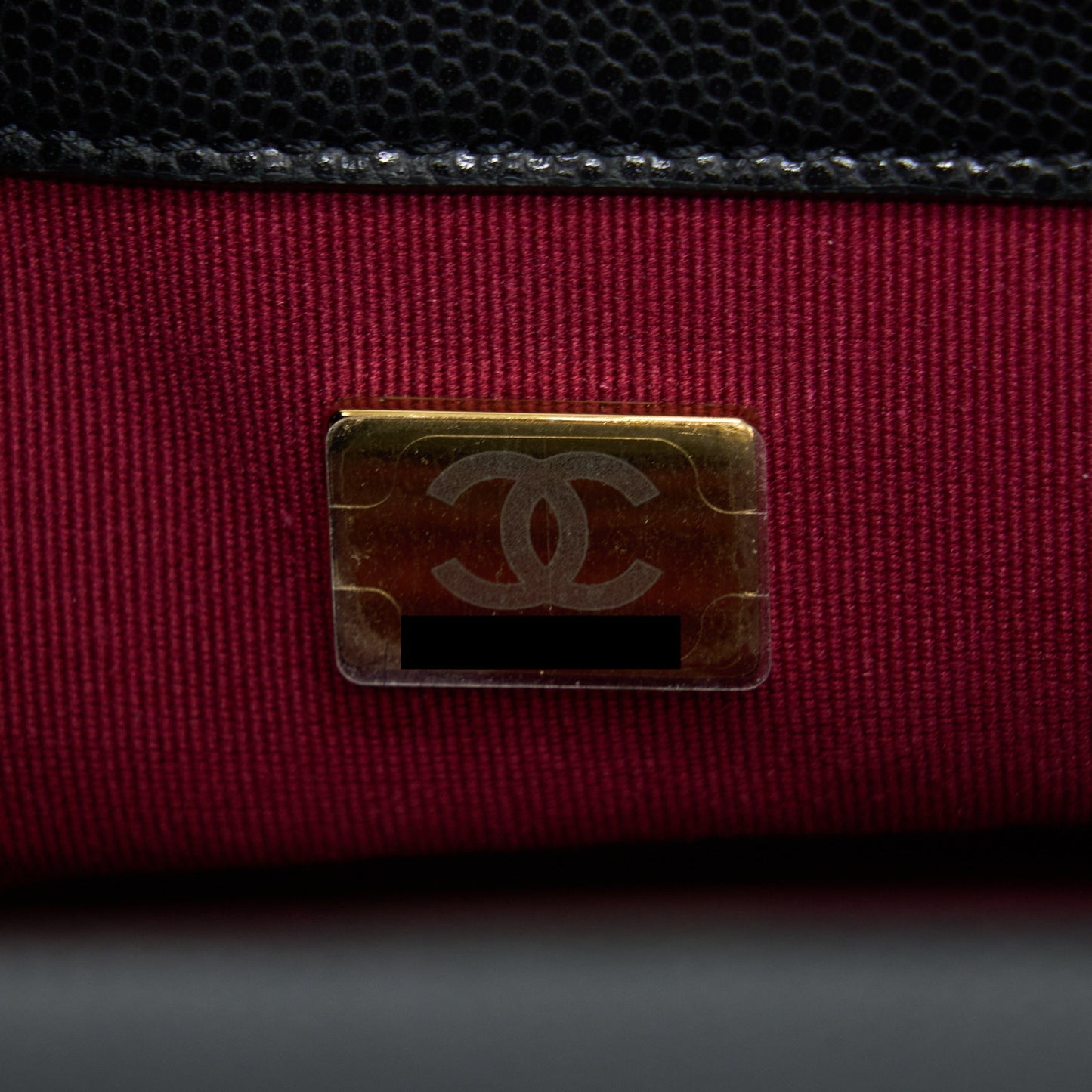Chanel 22A Small Flap Bag Caviar Black Brushed Gold Hardware(Microchip)