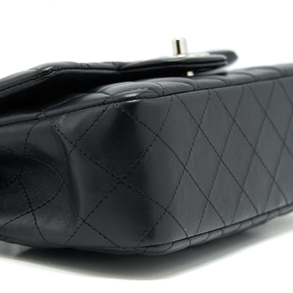 Chanel mini Rectangular Flap bag Lambskin black SHW