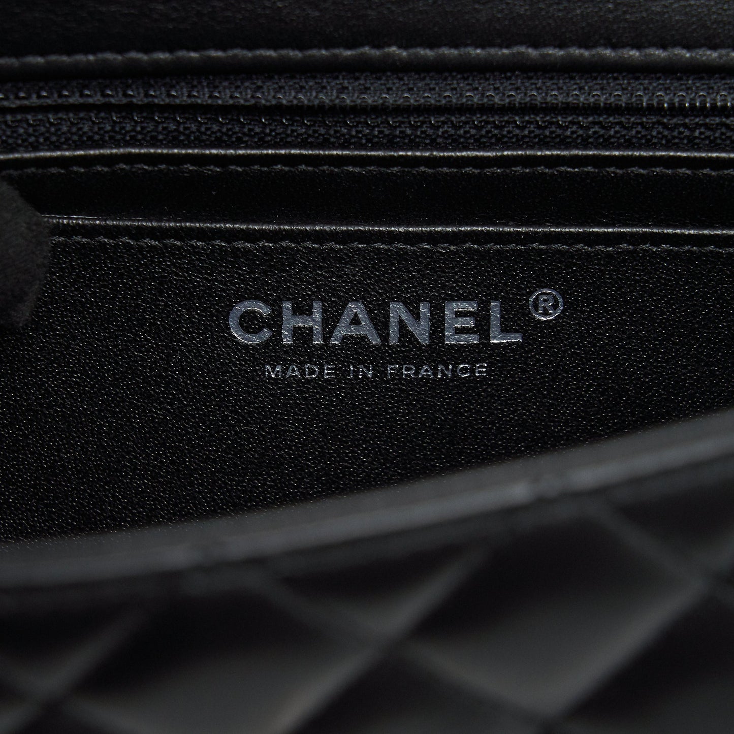 Chanel mini Rectangular Flap bag Lambskin black SHW