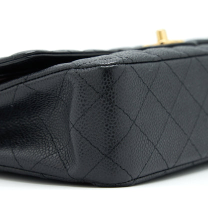 Chanel Medium Classic Double Flap Bag Caviar Black GHW