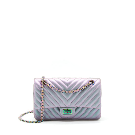 Chanel 2.55 225 Reissue Flap Bag Lambskin Iridescent Hardware
