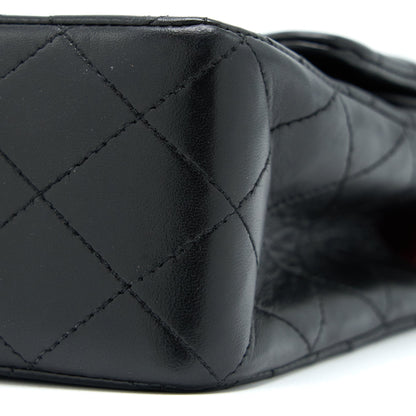 Chanel Vintage Medium Flap Bag Lambskin Black GHW