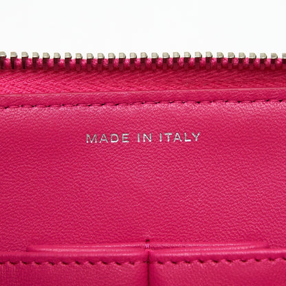Chanel Quilted Zipper Clutch Lambskin Pink SHW