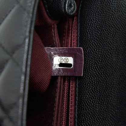 Chanel Mini Coco Handle Flap Caviar in Black GHW