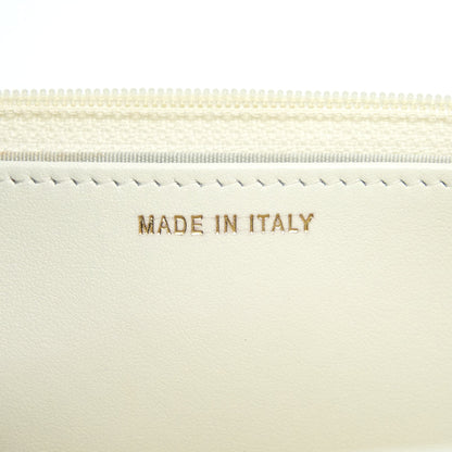 Chanel Boy Wallet On Chain Caviar White LGHW (Microchip)