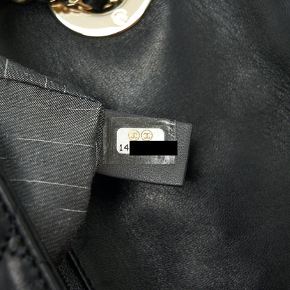 Chanel Westminster Shoulder Bag Lambskin Black LGHW