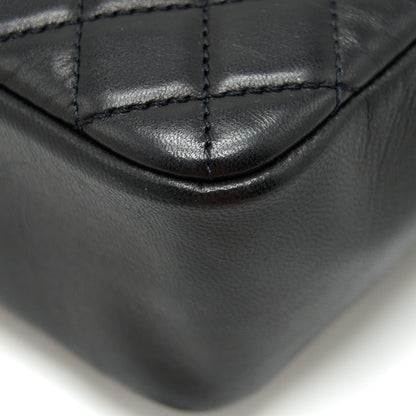 Chanel Westminster Shoulder Bag Lambskin Black LGHW