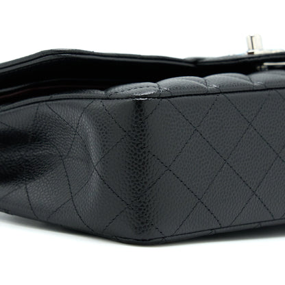 Chanel Classic Double Flap Bag Caviar Black SHW