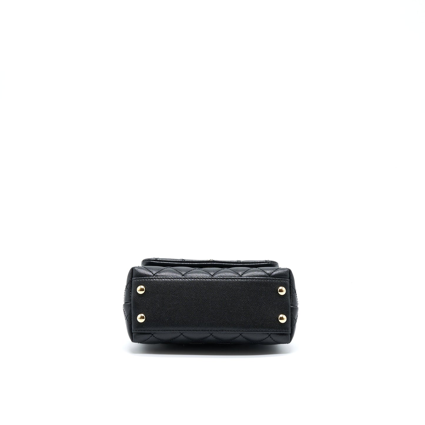 Chanel Mini Coco Handle Caviar Black LGHW