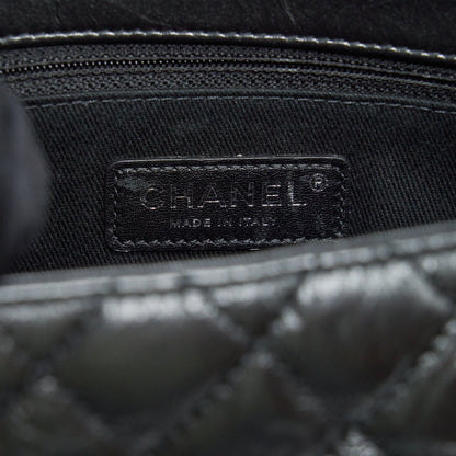 Chanel Small Coco Handle Aged Calfskin So Black With Black Hardware