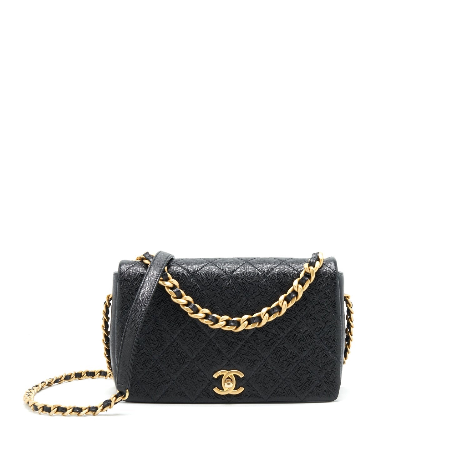 Chanel Seasonal Flap Bag Caviar Black GHW