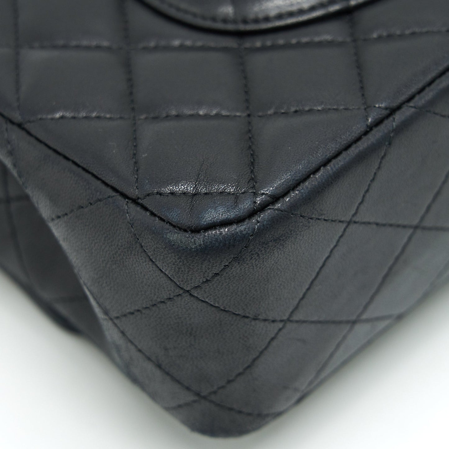 Chanel Classic Double Flap Bag Lambskin Medium Black GHW serial 19