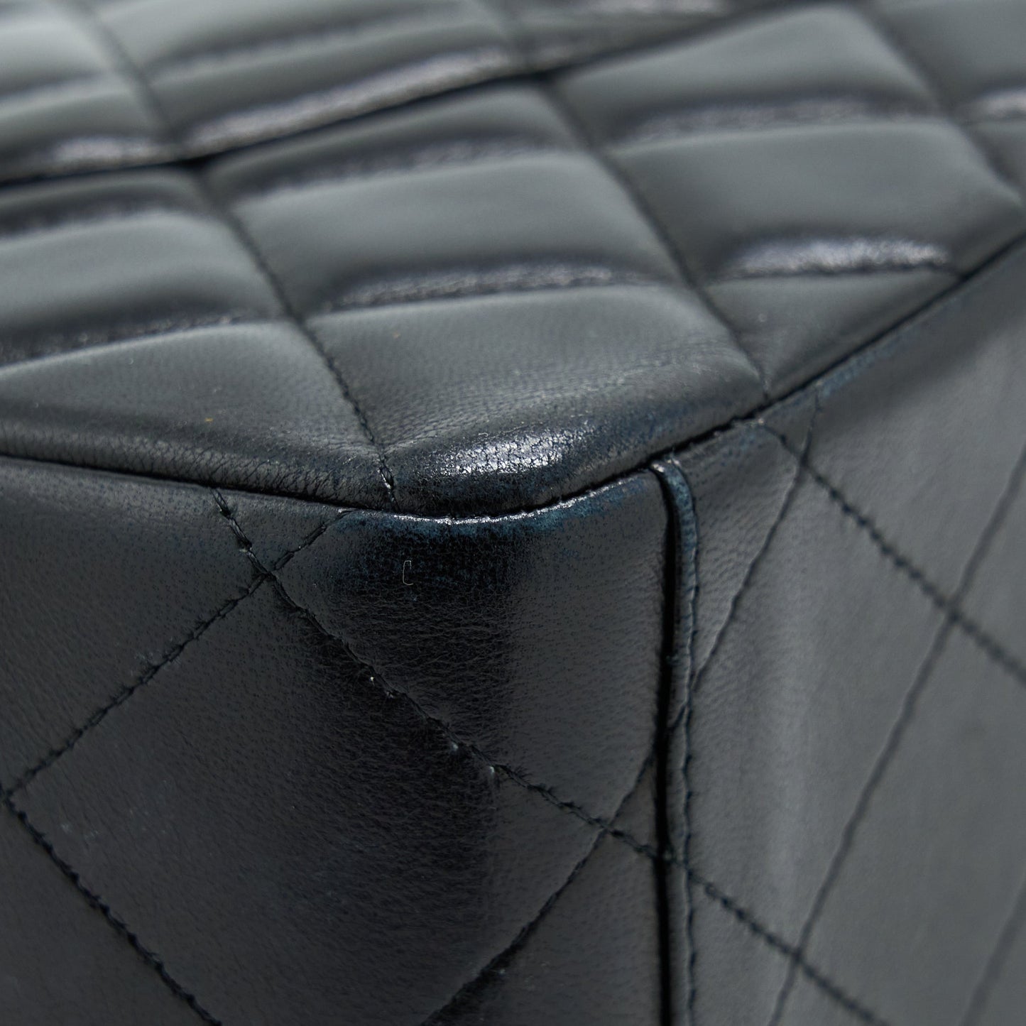Chanel Maxi Classic Flap Bag Lambskin Black GHW