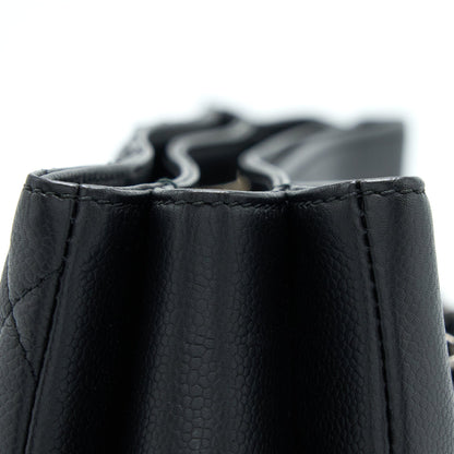 Chanel Urban Companion Tote Bag Caviar Black Ruthenium Hardware