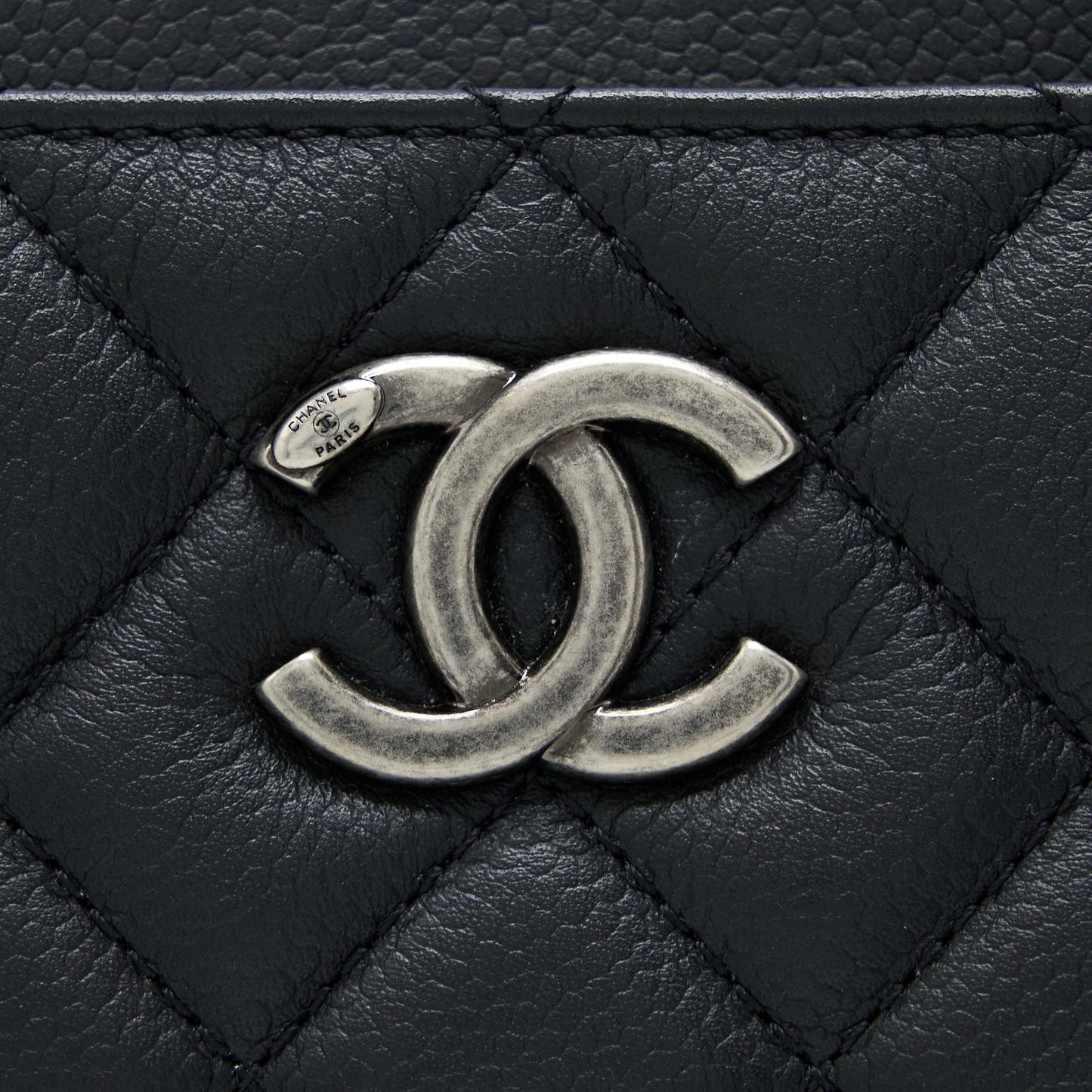 Chanel Urban Companion Tote Bag Caviar Black Ruthenium Hardware