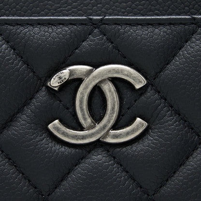 Chanel Urban Companion Tote Bag Caviar Black Ruthenium Hardware